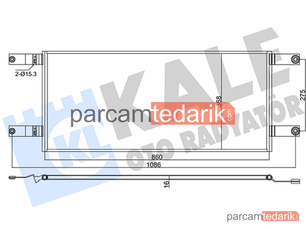 382550 | Klima Kondenseri — Scania P II