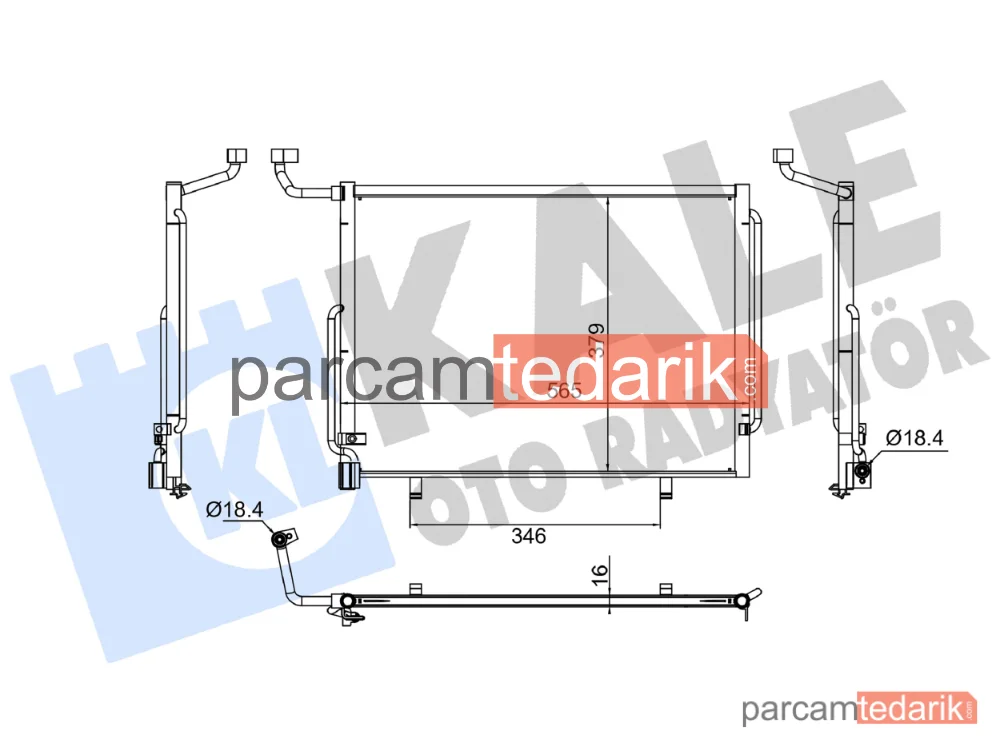 382655 | Klima Kondenseri — Ford Ecosport, Ford Fiesta VII