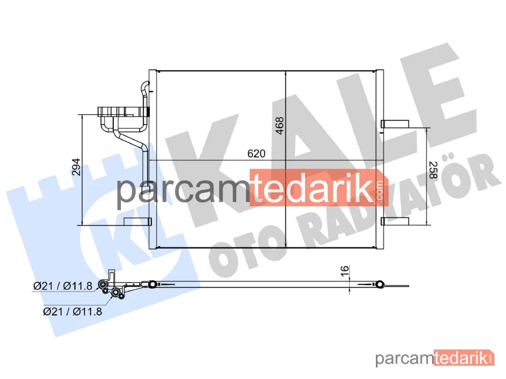 382665 | Klima Kondenseri — Ford Kuga I