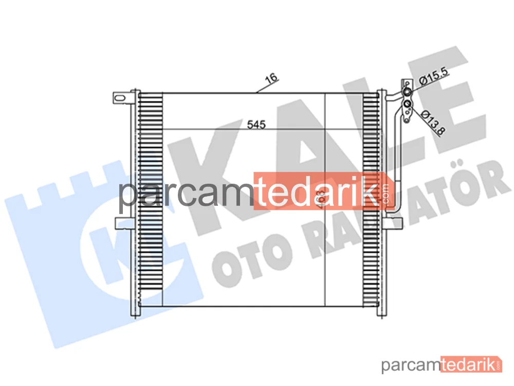 384800 | Klima Kondenseri — BMW X3