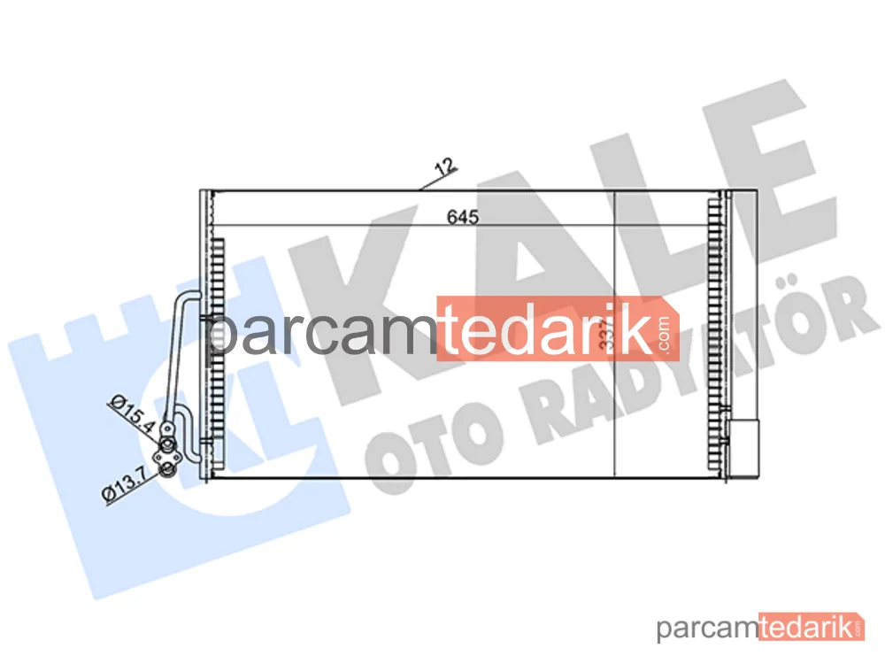 384900 | Klima Kondenseri — Mini, Mini Countryman, Mini Clubman