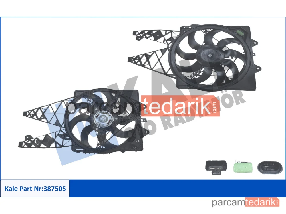 Soğutma Fanı — Alfa Romeo Mito, Fiat Punto Evo, Fiat Bravo II - 387505