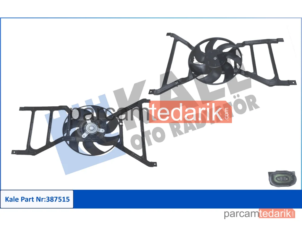 Soğutma Fanı — Renault Megane II, Renault Scénic II, Renault Megane II Coupé-Cabriolet - 387515