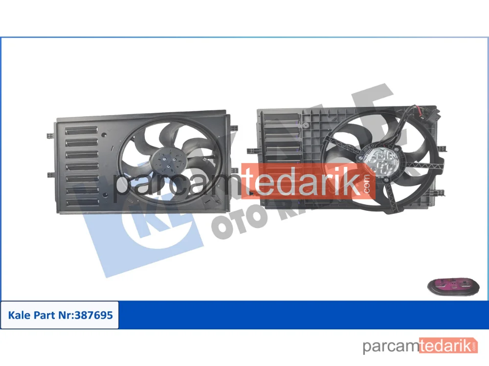 387695 | Soğutma Fanı — Seat Ibiza IV, Seat Ibiza IV SC, VW Polo V