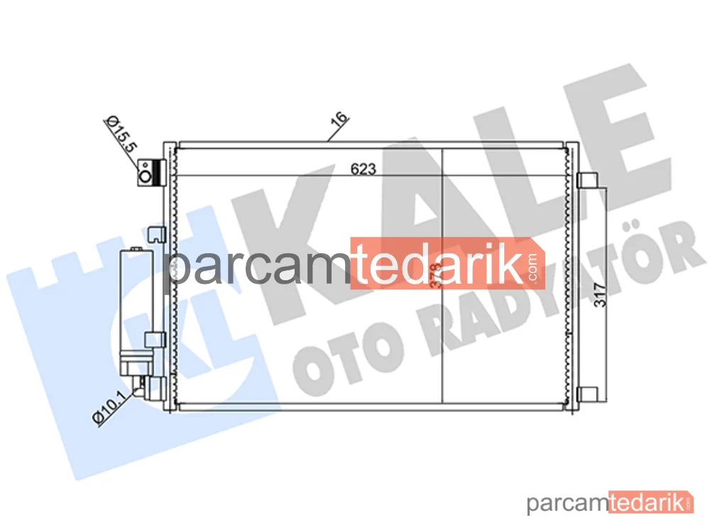 388600 | Klima Kondenseri — Nissan Qashqai I