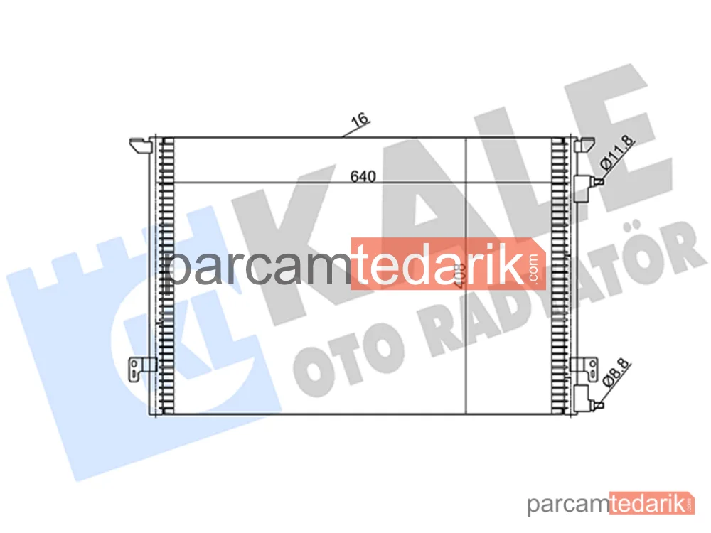 388900 | Klima Kondenseri — Fiat Croma, Opel Vectra C, Opel Signum