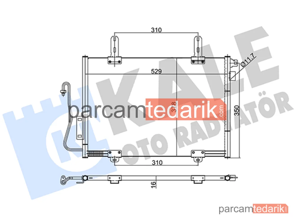 389400 | Klima Kondenseri — Renault Kangoo Express, Renault Kangoo