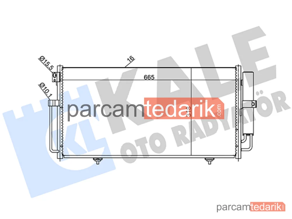 389600 | Klima Kondenseri — Subaru Impreza