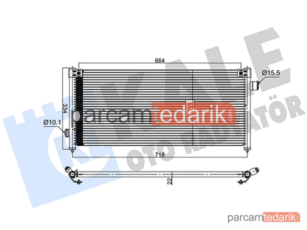 389700 | Klima Kondenseri — Subaru Legacy II