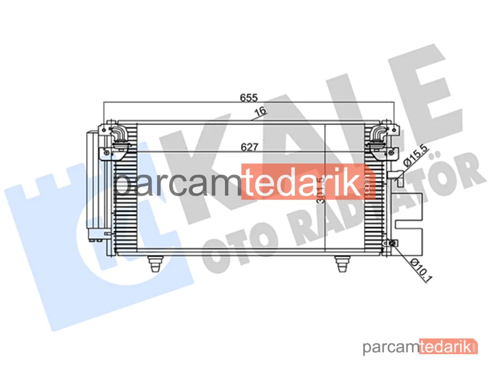 389900 | Klima Kondenseri — Subaru Legacy IV, Subaru Outback