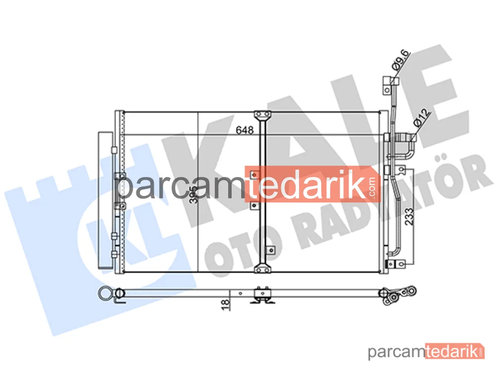 391000 | Klima Kondenseri — Opel Antara A, Chevrolet Captiva
