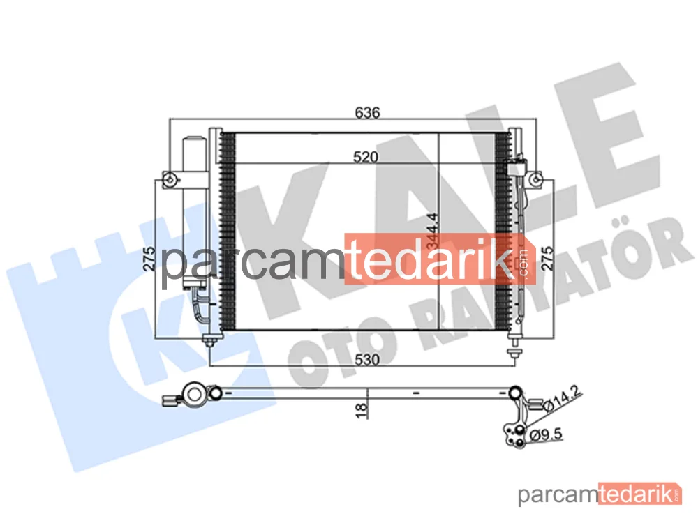 391700 | Klima Kondenseri — Hyundai Getz