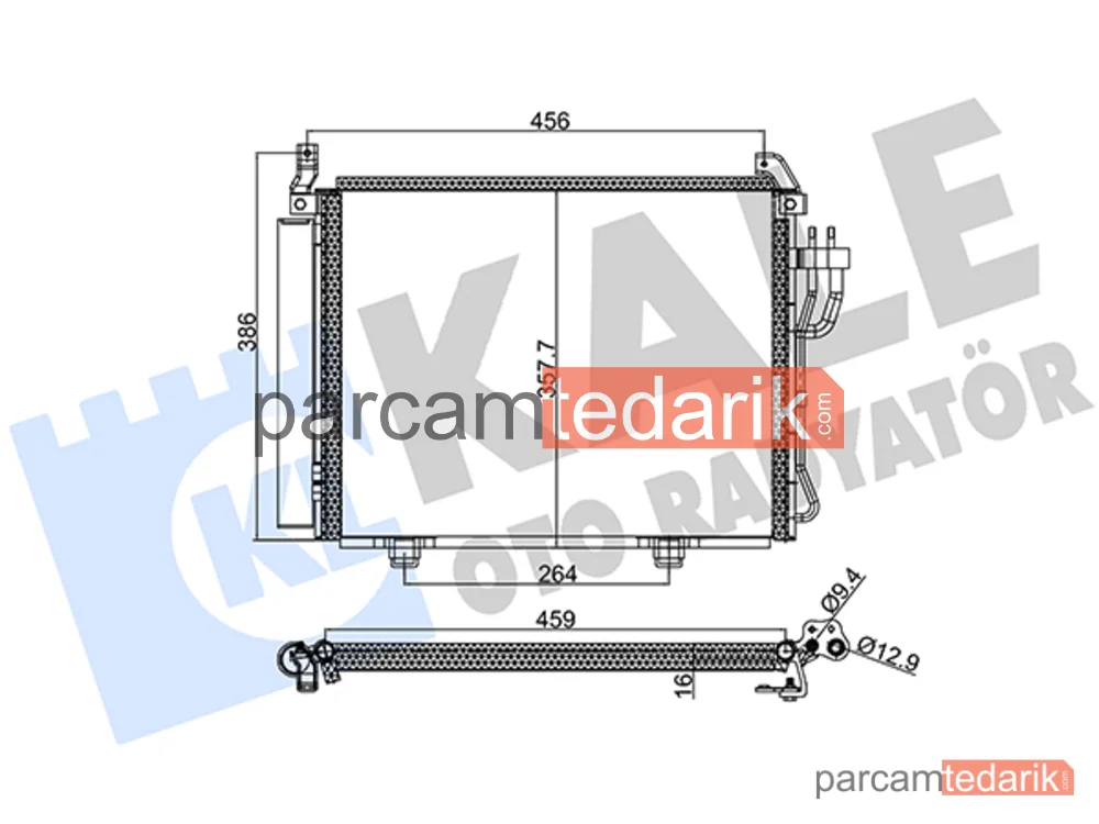 391800 | Klima Kondenseri — Hyundai i10 I