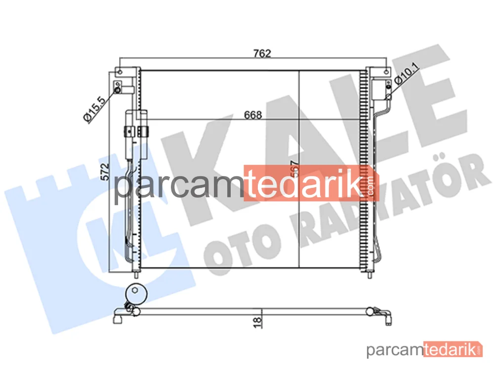 393200 | Klima Kondenseri — Nissan Pathfinder III, Nissan Navara NP300, Nissan NP300