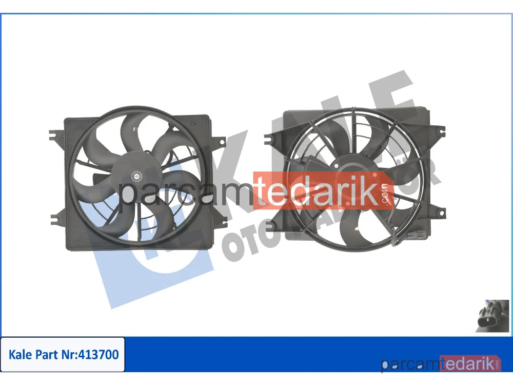 413700 | Soğutma Fanı — Hyundai Accent I, Hyundai Accent, Hyundai Pony / Excel