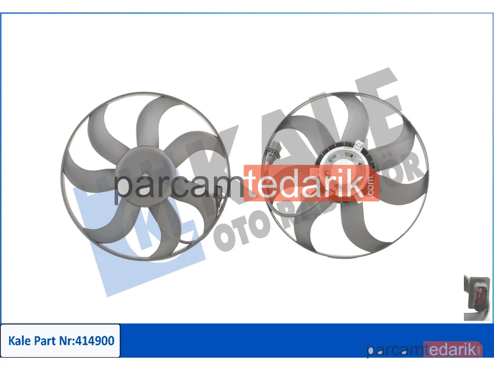 414900 | Soğutma Fanı — Seat Ibiza IV, VW Polo V, Seat Ibiza IV SC
