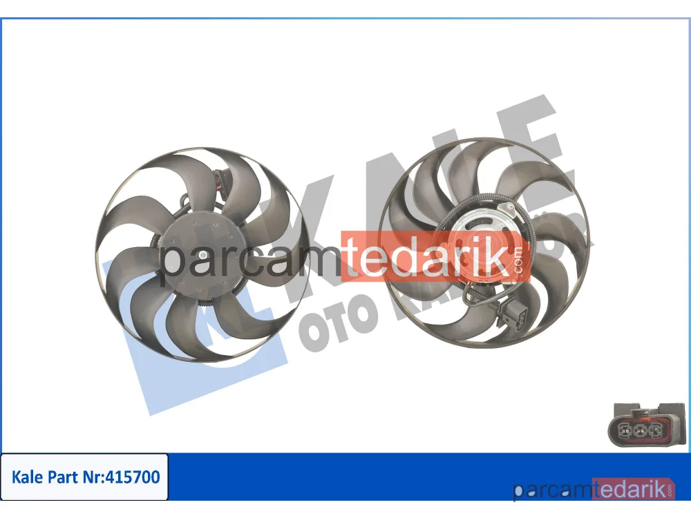 415700 | Soğutma Fanı — Skoda Fabia I, VW Polo IV, Seat Ibiza III