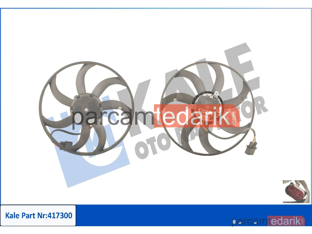 417300 | Soğutma Fanı — VW Touran, Skoda Octavia II Combi, VW Amarok