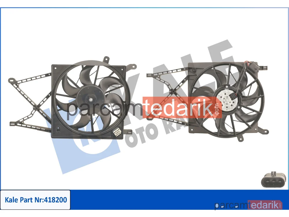 418200 | Soğutma Fanı — Opel Astra G Coupe, Opel Astra G Hatchback, Opel Astra G Kombi Van