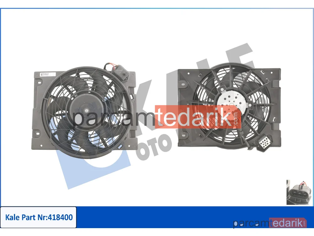 418400 | Soğutma Fanı — Opel Astra G, Opel Astra G Coupe, Opel Zafira A MPV