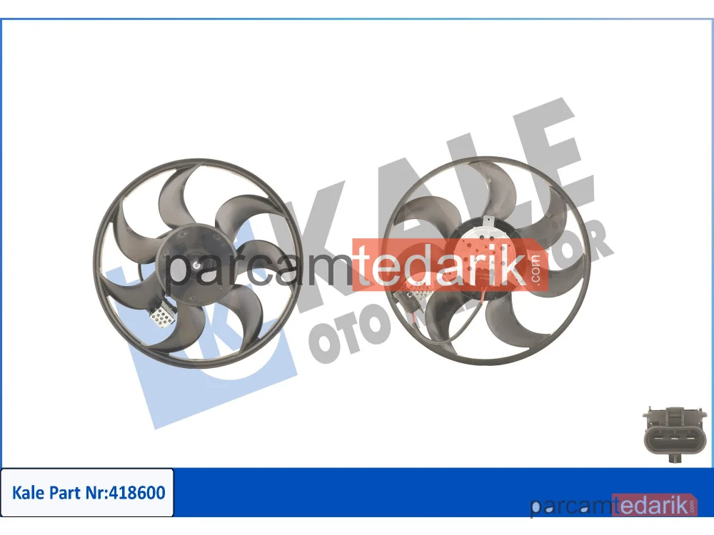 418600 | Soğutma Fanı — Opel Astra H, Opel Astra H GTC, Opel Astra H Twintop