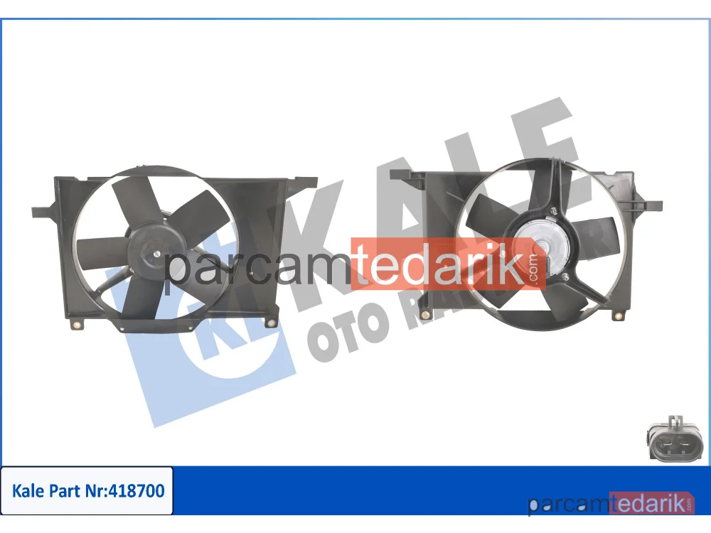 418700 | Soğutma Fanı — Opel Combo, Opel Corsa B, Opel Tigra