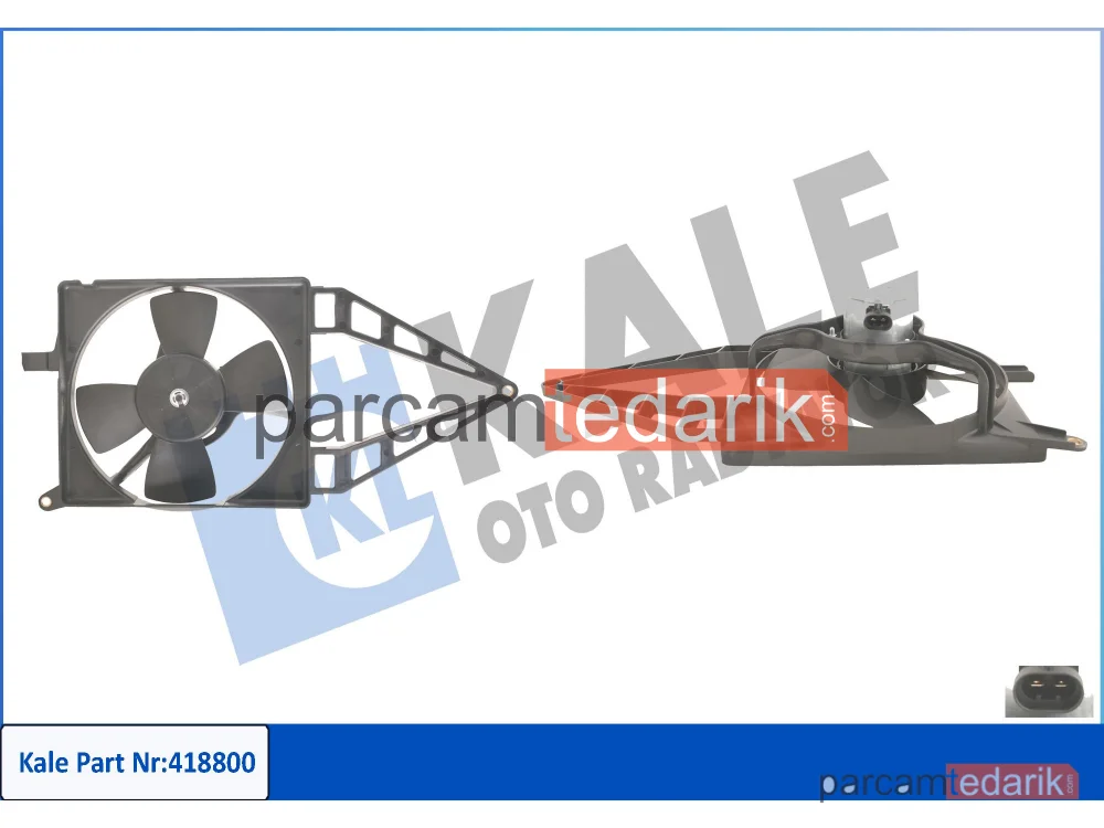 418800 | Soğutma Fanı — Opel Combo, Opel Corsa B, Opel Tigra