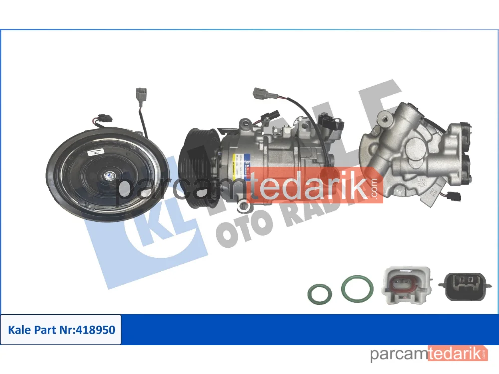 418950 | Klima Kompresörü — Nissan Qashqai II, Renault Megane III Coupe, Renault Megane III