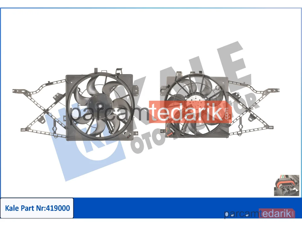419000 | Turbo Radyatörü — Opel Vectra B