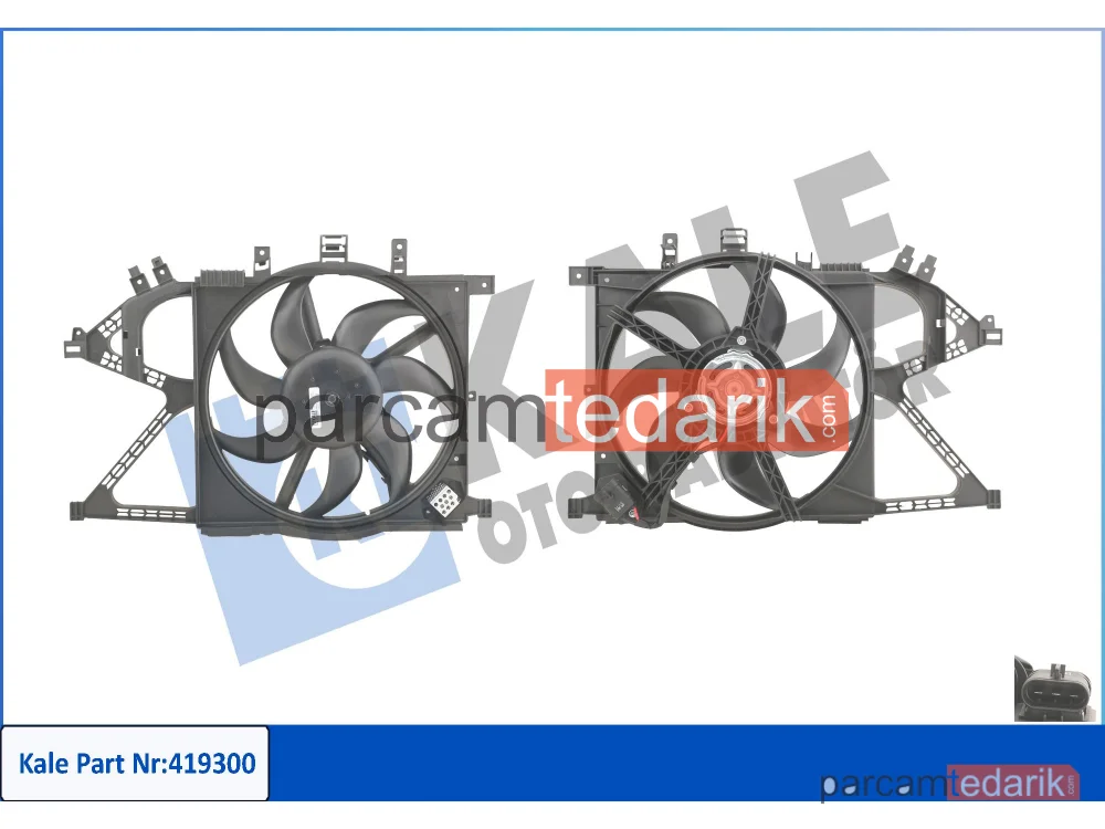 419300 | Soğutma Fanı — Opel Combo, Opel Combo Tour, Opel Corsa C