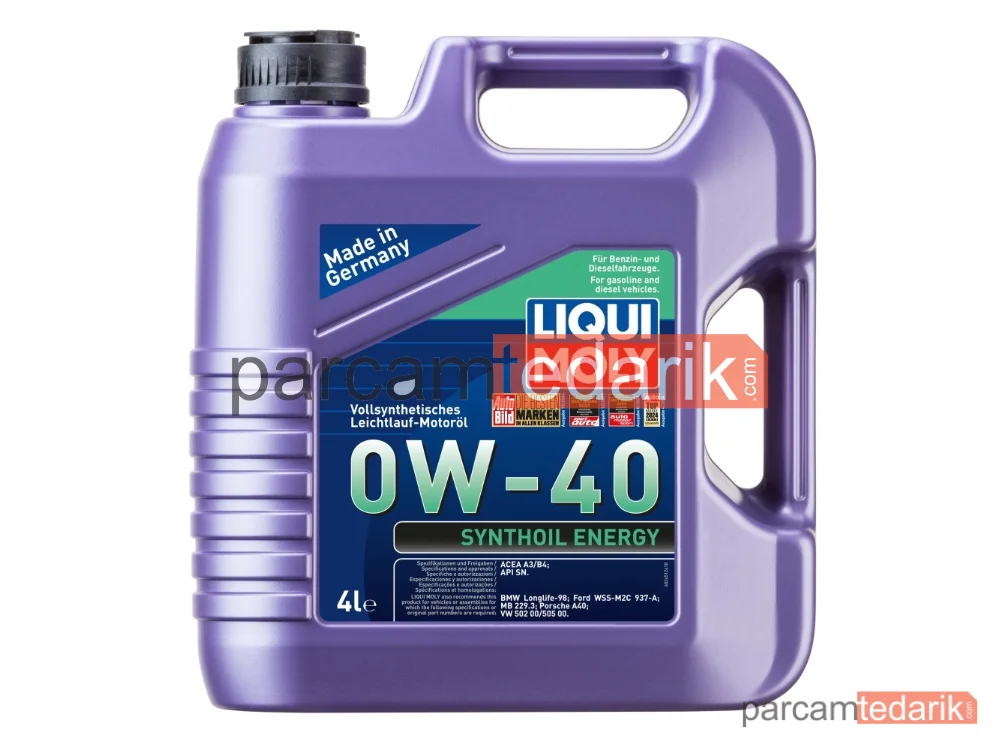 LIQUI MOLY 2451 | Synthoil Energy Motor Yağı 0W-40 4L