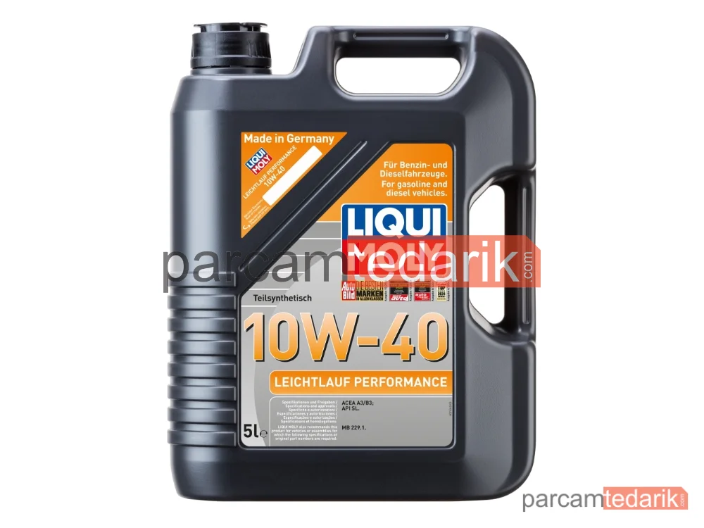 Leıchtlauf Performance Motor Yağı 10W-40 5 L - 2536