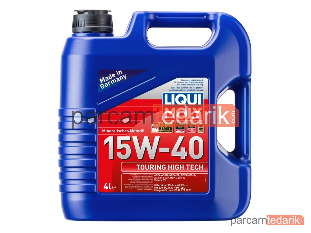 Touring Yüksek Teknoloji Motor Yağı 15W-40 4L - 2911