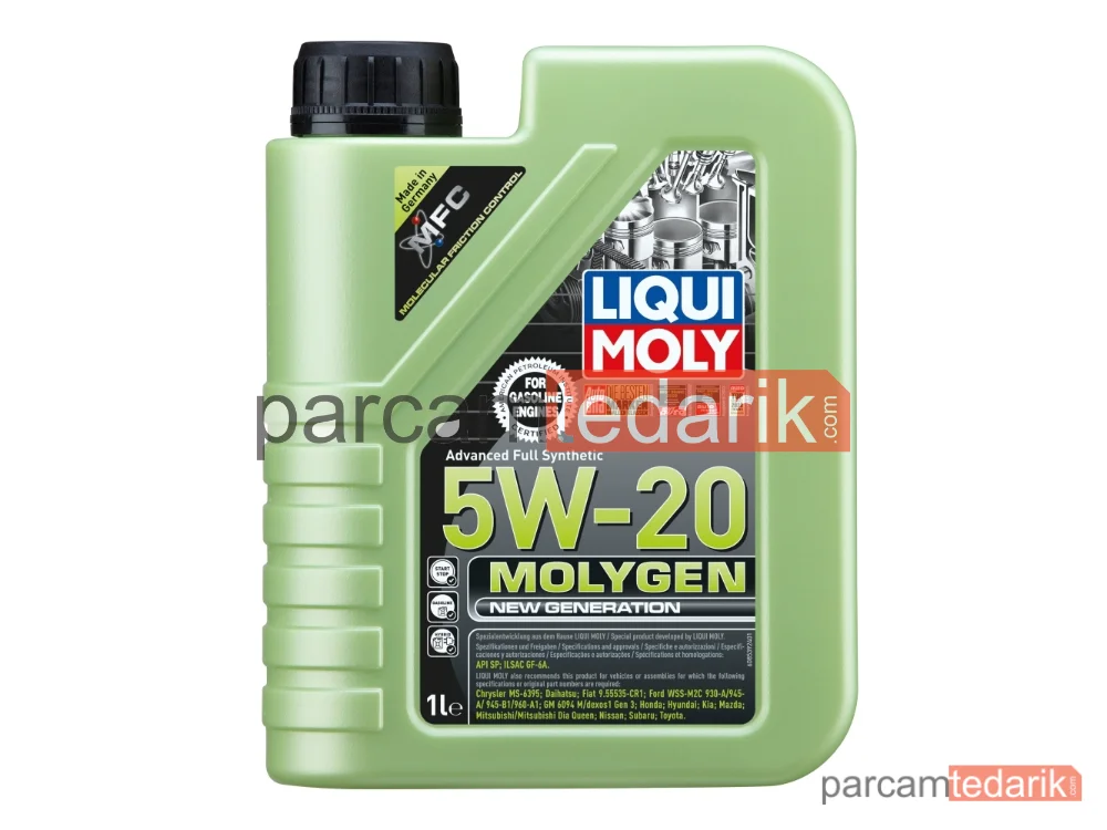 Molygen New Generation Motor Yağı 5W-20 1 Litre - 8539