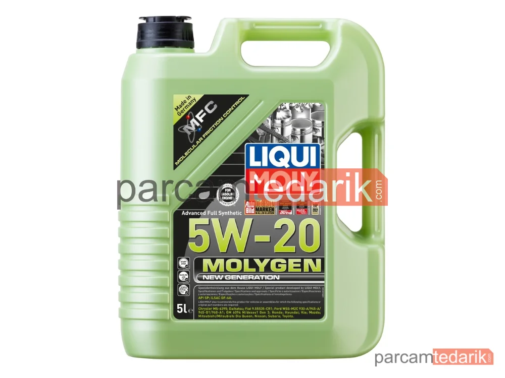 Molygen New Generation Motor Yağı 5W-20 5L - 8540