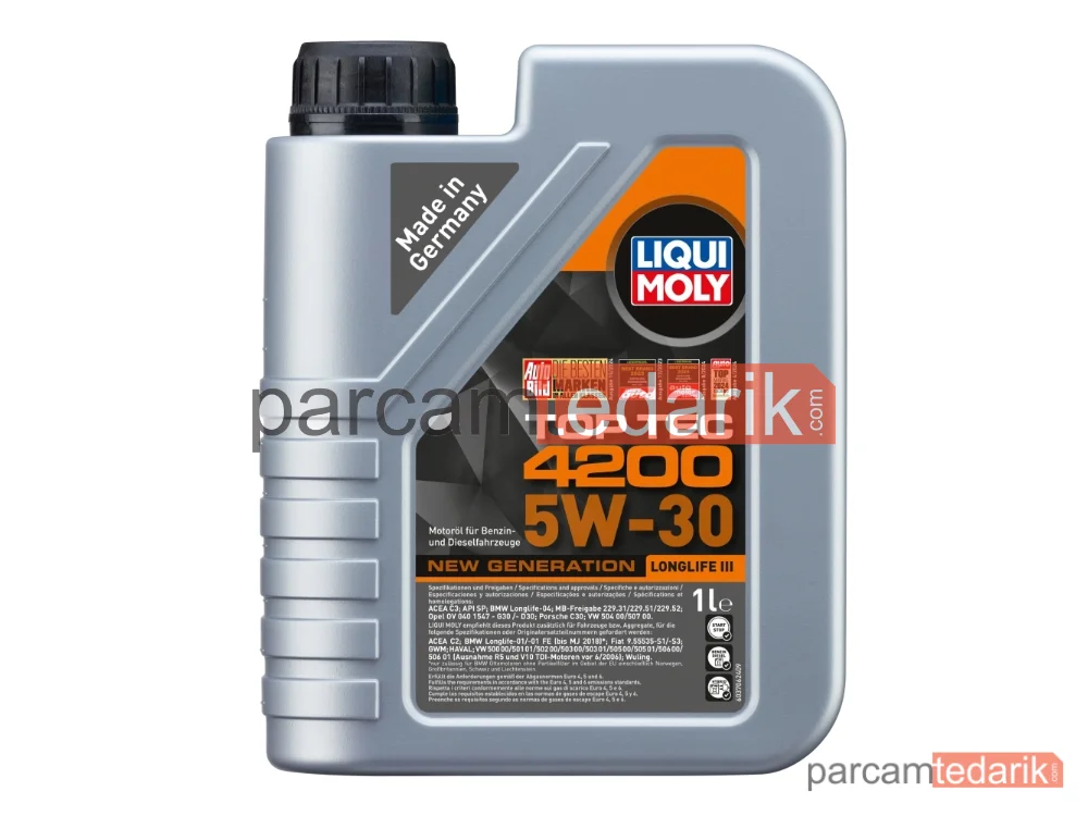 LIQUI MOLY 8972 | TOP TEC 4200 New Generation Motor Yağı 5W-30 1 Litre