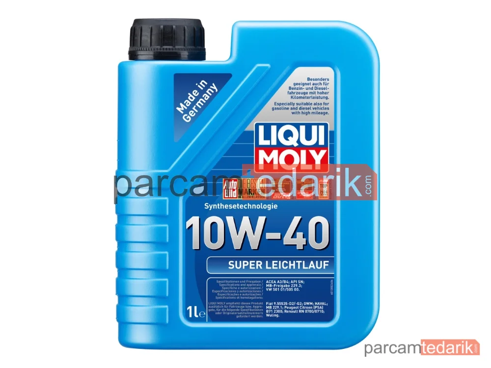 Süper Düzgün Çalışma Motor Yağı 10W-40 1L - 9503