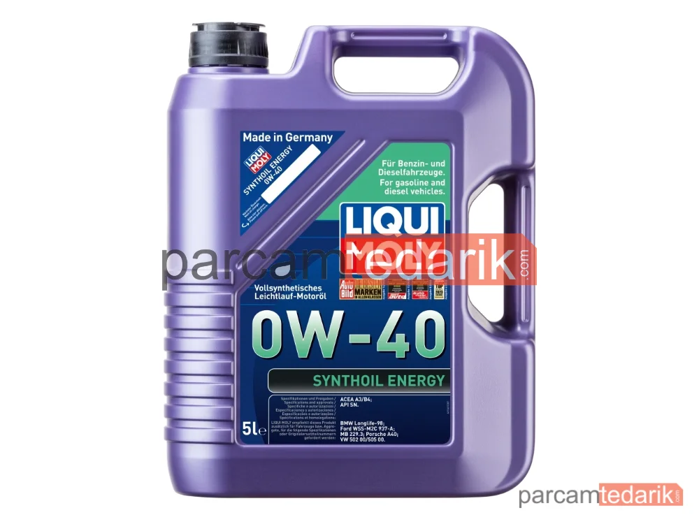 Synthoil Enerji Motor Yağı 0W-40 5L - 9515