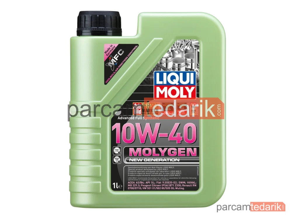Molygen New Generation Motor Yağı 10W-40 1 Litre - 9955