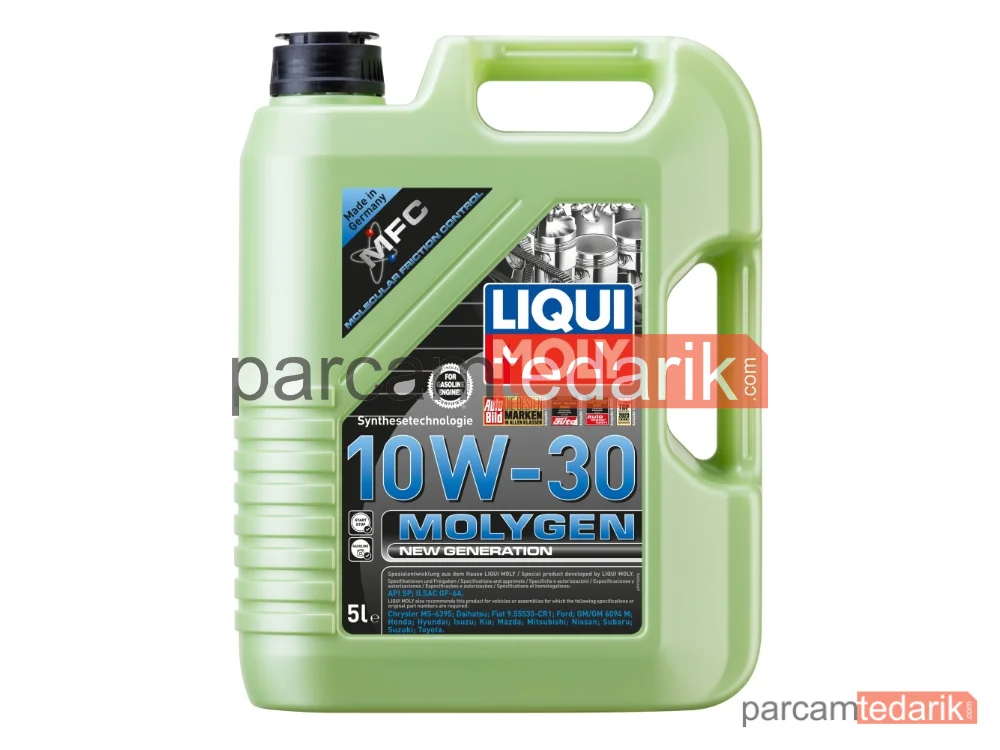 Molygen New Generation Motor Yağı 10W-30 5L - 9978
