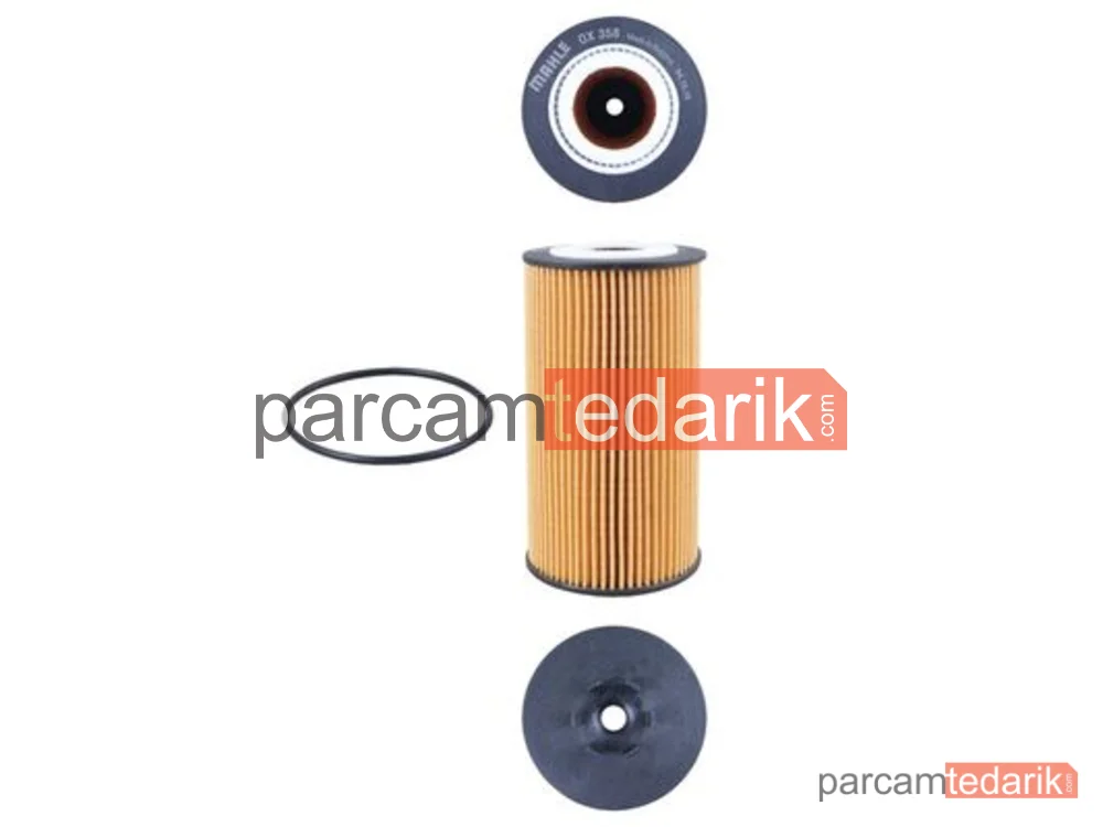 MAHLE OX358D | Yağ Filtresi — Audi A4 B6, Audi A4 B6 Cabrio, Audi A4 B7