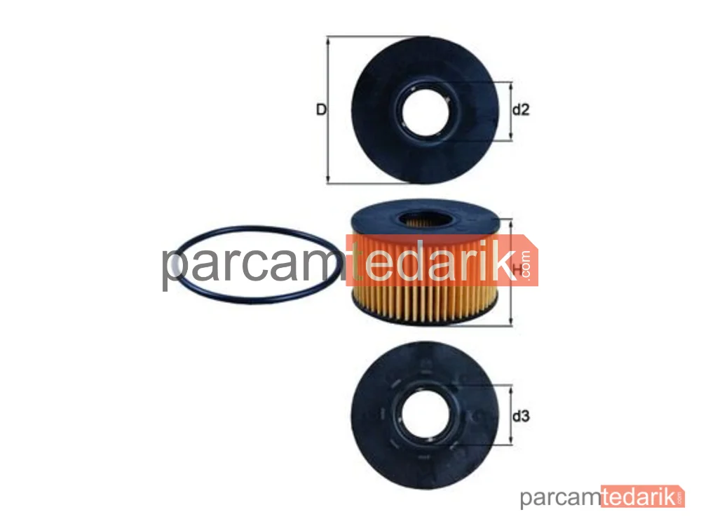 MAHLE OX191D | Yağ Filtresi — Ford Transit, Jaguar X-Type I, Ford Mondeo III