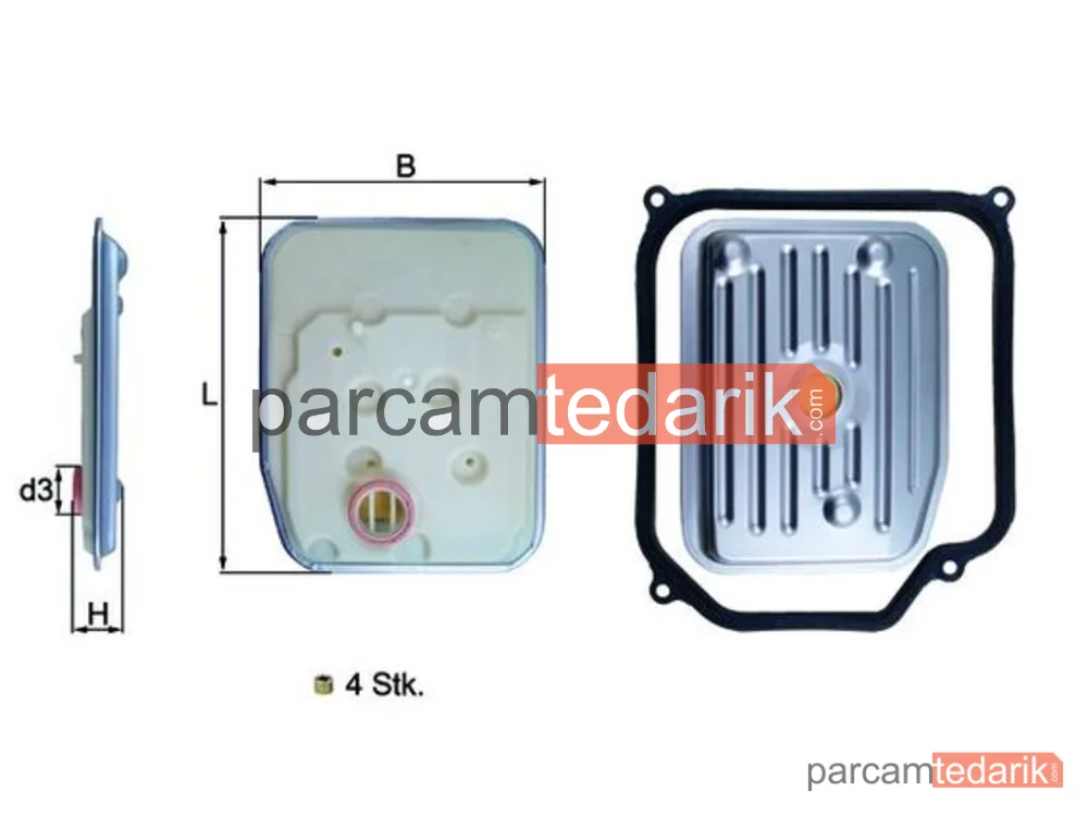 HX147KIT1 | Şanzıman Filtresi — VW Passat B3/B4, Seat Ibiza II, Seat Cordoba