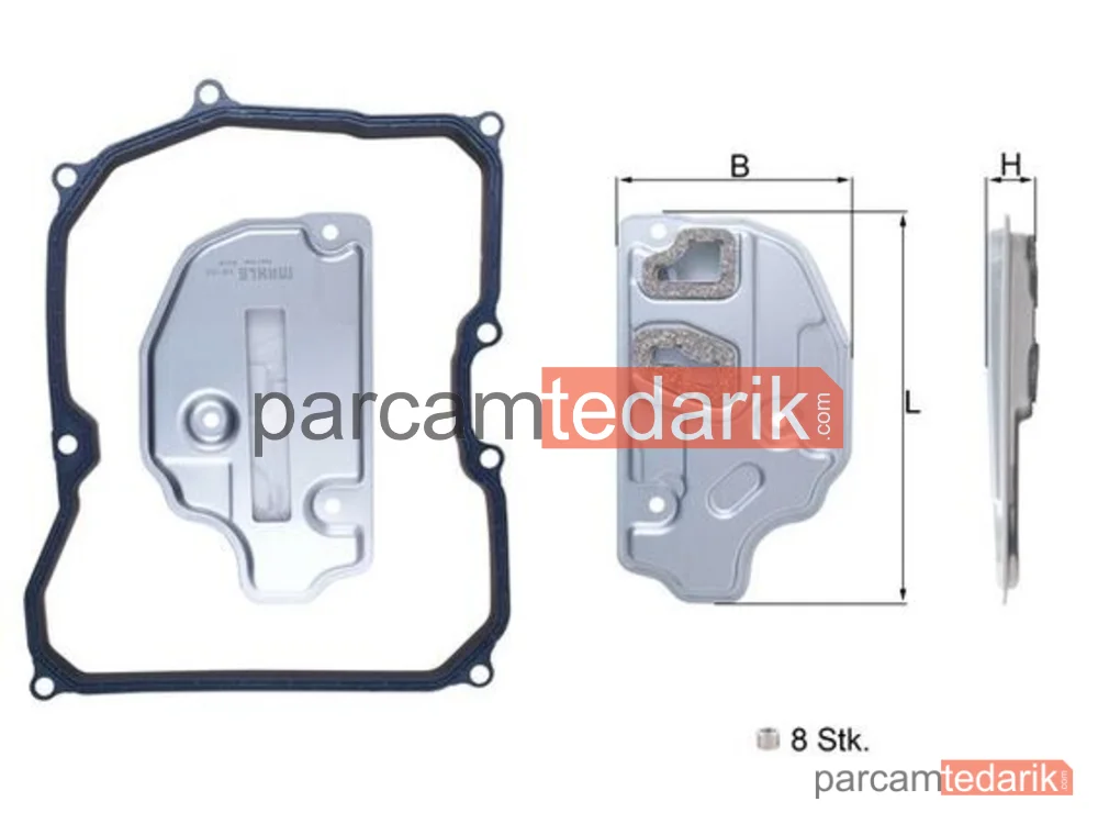 HX150KIT | Şanzıman Filtresi — VW Golf V, VW Jetta III, Audi A3