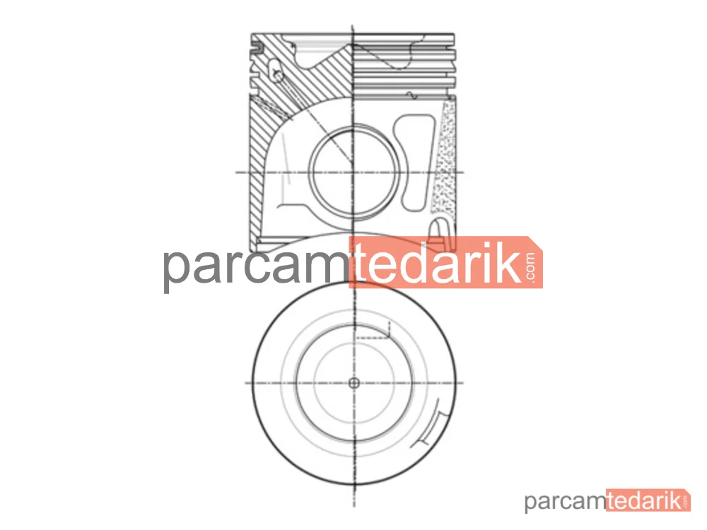Piston (88.4 mm) — Fiat Ducato - 007PI00150002