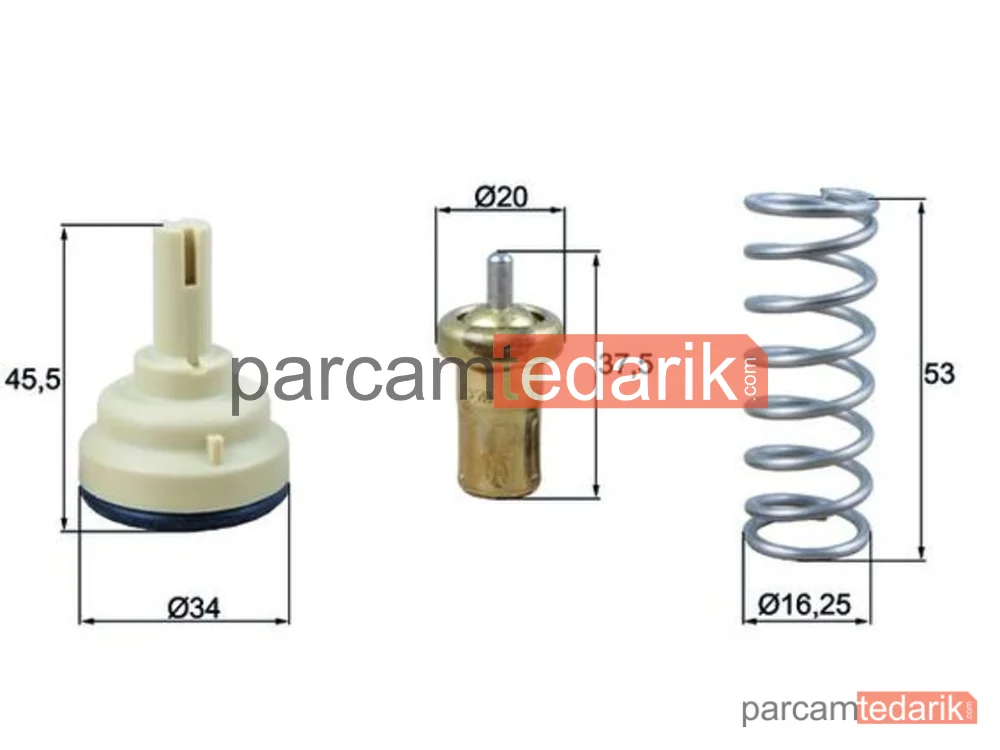 MAHLE TX181105D | Termostat — Audi A1, Audi A3 Cabrio, Seat Leon