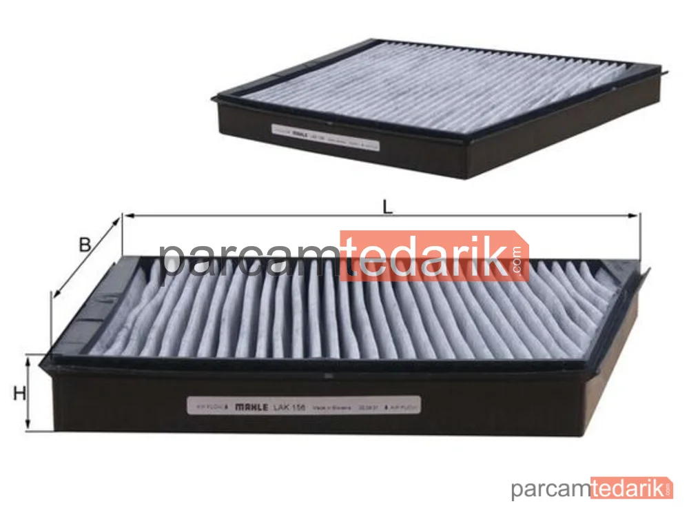 MAHLE LAK156 | Polen Filtresi — Mercedes-Benz E-Serisi, Mercedes-Benz E-Serisi T-Model, Mercedes-Benz CLS