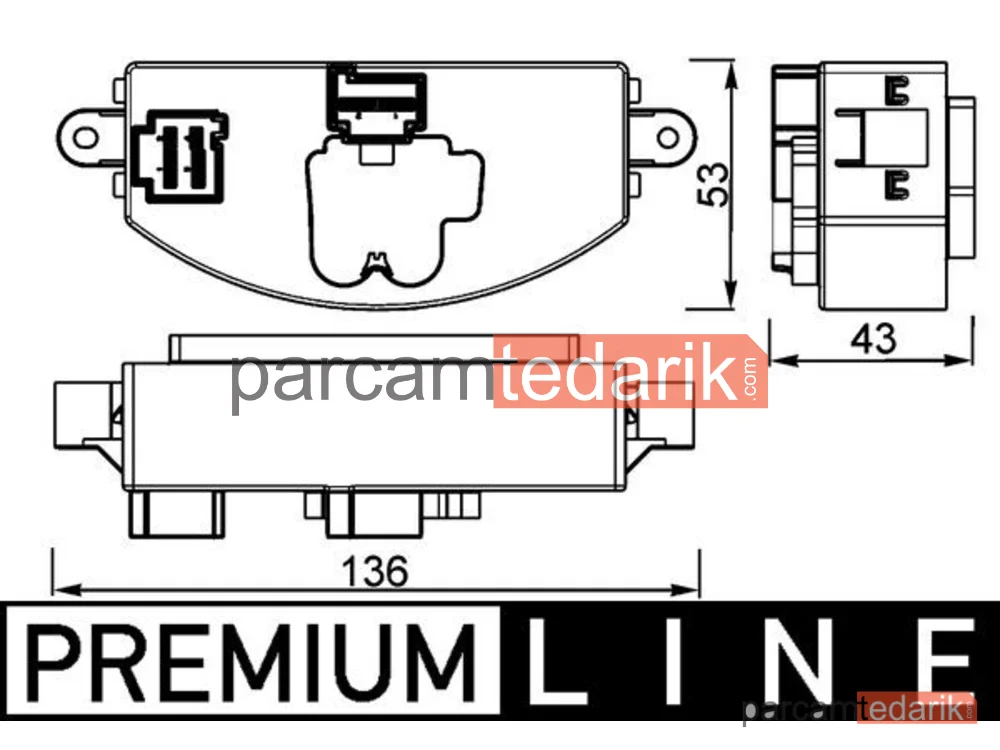 BEHR ABR106000P | Fan Kontrol Ünitesi — Mercedes W117 156 176 217 222 242 246