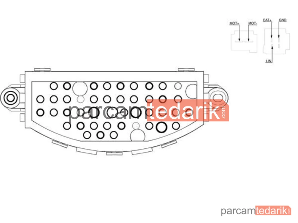 BEHR ABR22000S | Kalorifer Radyatörü — Rezinstansi F20-F30