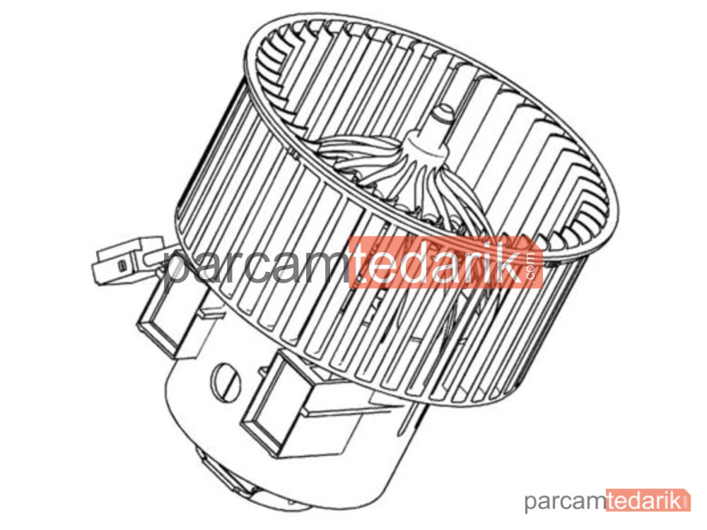MAHLE AB116000P | Kalorifer Fan Motoru — Volvo V60 I, Volvo V70 III, Volvo S80 II